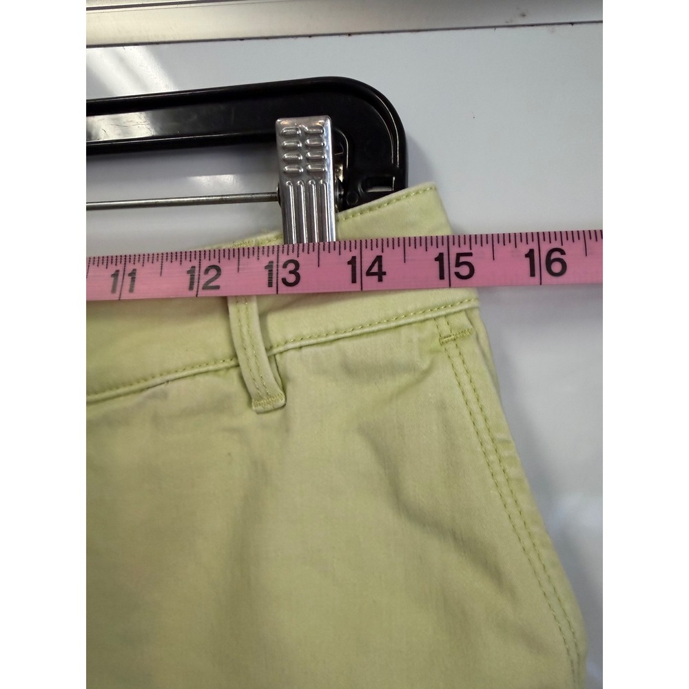 Tommy Bahama Womens Lime Green Chino Shorts Cotton Blend Size 4 - Picture 3 of 8